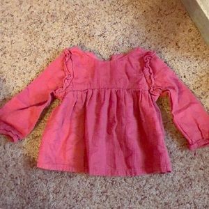 Baby girls size 18 months baby doll shirt